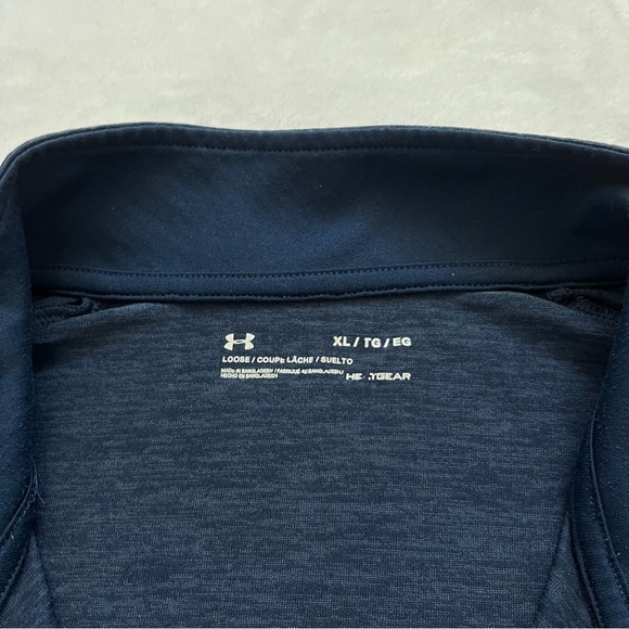 Under Armour Heat Gear Quarter Zip Long Sleeve Sweater - Picture 3 of 6